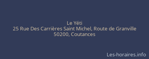 Le Yéti