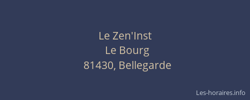 Le Zen'Inst