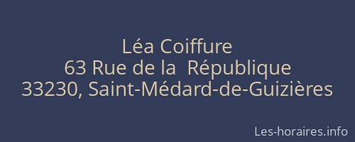Léa Coiffure