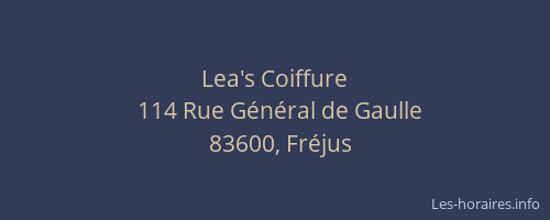 Lea's Coiffure
