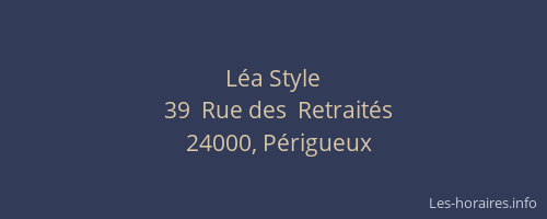 Léa Style