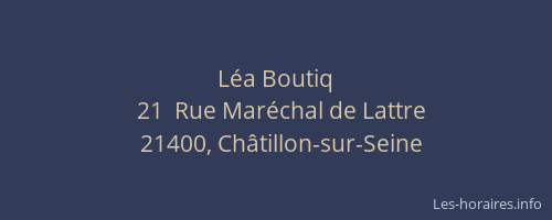 L&eacute;a Boutiq
