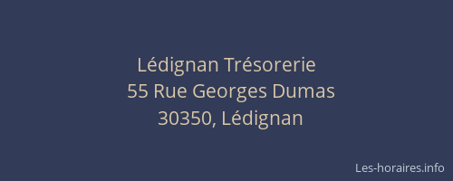 L&eacute;dignan Tr&eacute;sorerie