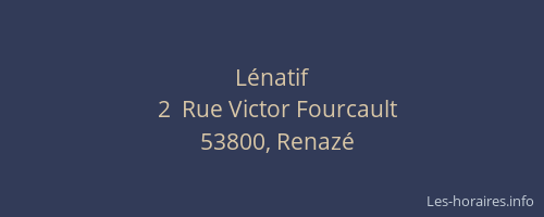 L&eacute;natif