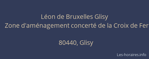Léon de Bruxelles Glisy