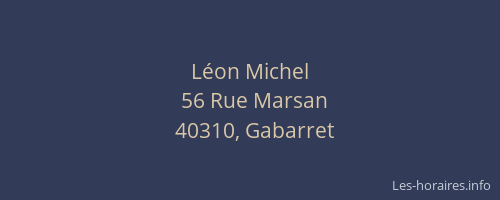 L&eacute;on Michel
