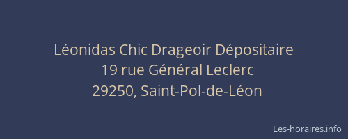 Léonidas Chic Drageoir Dépositaire