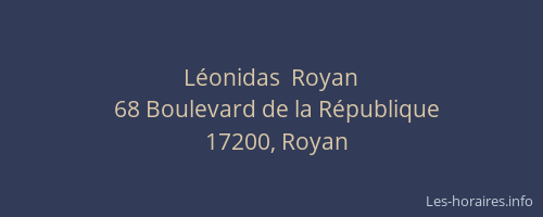 Léonidas  Royan