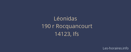 L&eacute;onidas