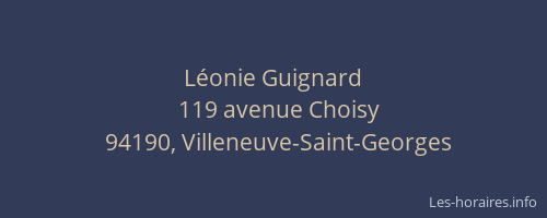 L&eacute;onie Guignard