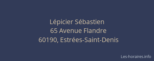 L&eacute;picier S&eacute;bastien
