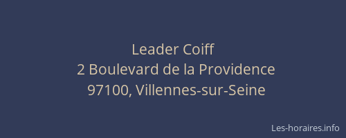 Leader Coiff
