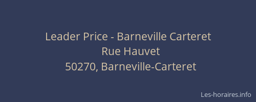 Leader Price - Barneville Carteret