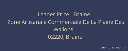 Leader Price - Braine