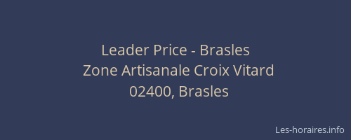 Leader Price - Brasles