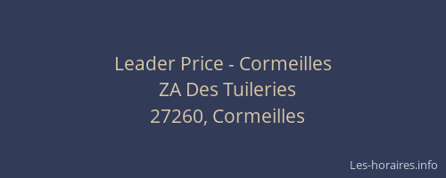 Leader Price - Cormeilles