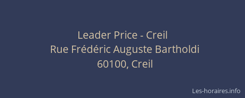 Leader Price - Creil