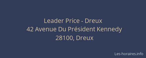Leader Price - Dreux
