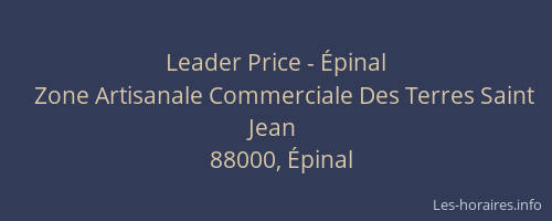 Leader Price - Épinal