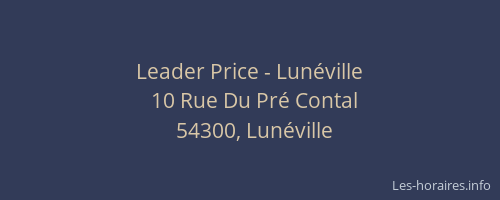 Leader Price - Lunéville