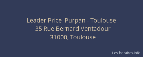 Leader Price  Purpan - Toulouse