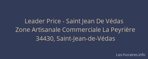 Leader Price - Saint Jean De Védas
