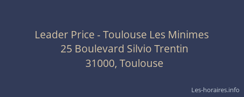 Leader Price - Toulouse Les Minimes