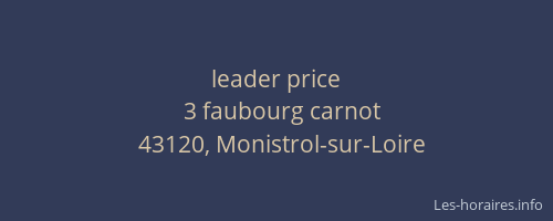 leader price