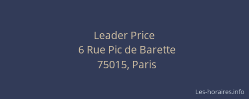 Leader Price