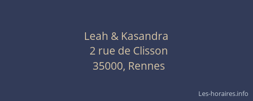 Leah & Kasandra