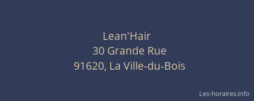 Lean'Hair