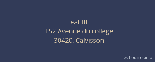 Leat Iff