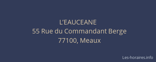 L’EAUCEANE