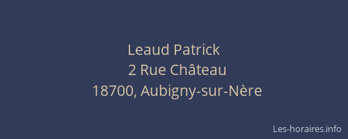 Leaud Patrick