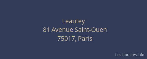 Leautey