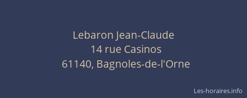 Lebaron Jean-Claude