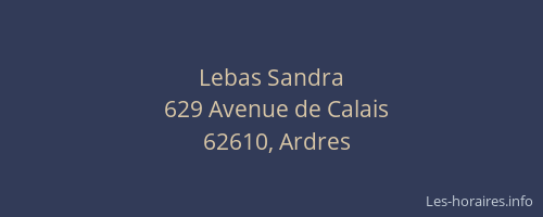 Lebas Sandra