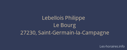 Lebellois Philippe