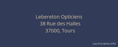 Lebereton Opticiens