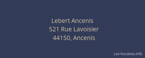 Lebert Ancenis