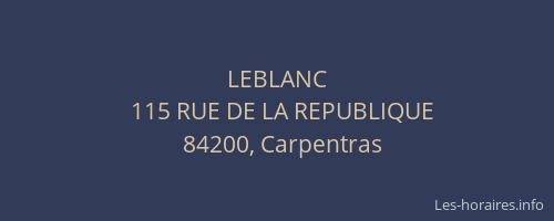 LEBLANC