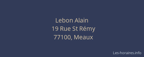 Lebon Alain