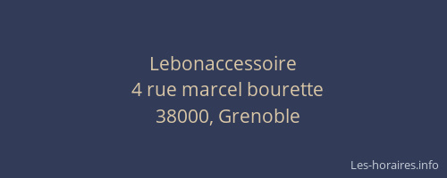 Lebonaccessoire