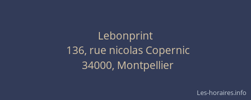Lebonprint