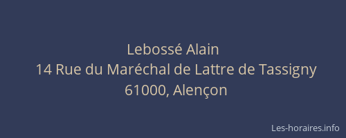 Lebossé Alain