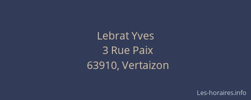 Lebrat Yves