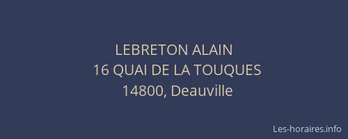 LEBRETON ALAIN