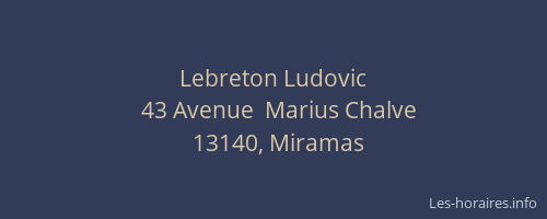 Lebreton Ludovic