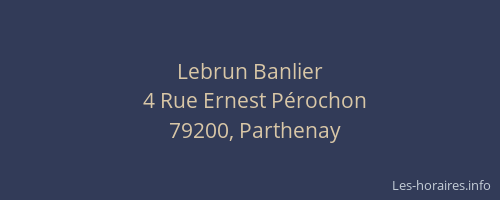 Lebrun Banlier