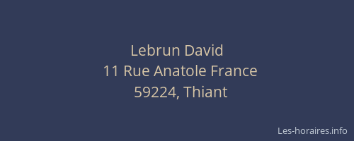 Lebrun David